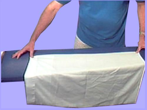 smoothing a pillow