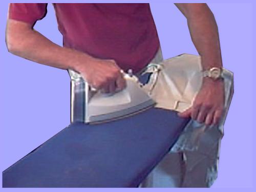 ironing the waist band