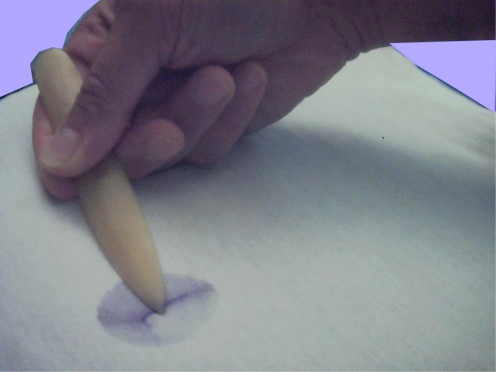 removing a biro stain 4